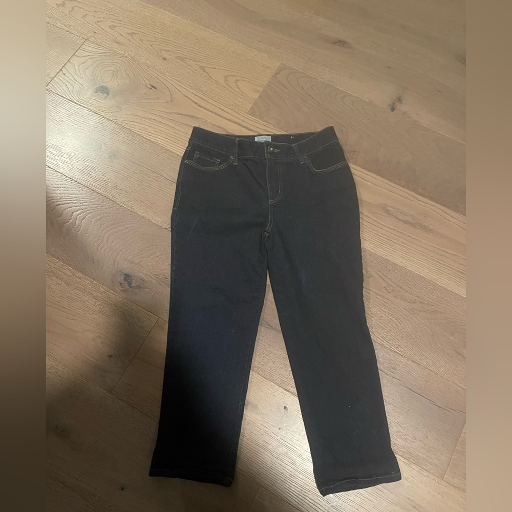 St John’s Bay women’s jean capris size 6 NWOT waist size 30 - Picture 8 of 8